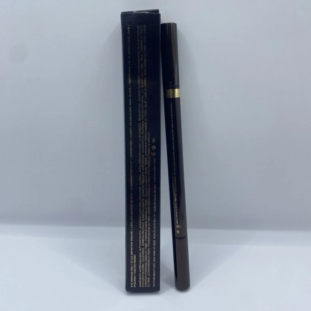 Tom Ford Eye Defining Dual Tip Eye Liner 01 DEEPER Black NEW